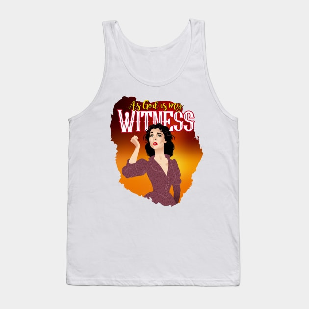 Witness Tank Top by AlejandroMogolloArt